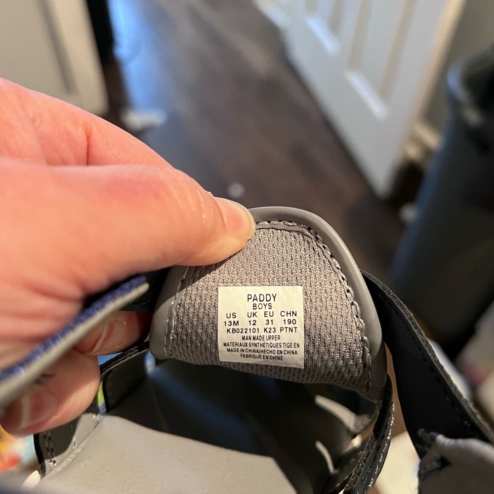 Stride Rite Kids Dark Blue Sandals - Picture 2 of 4
